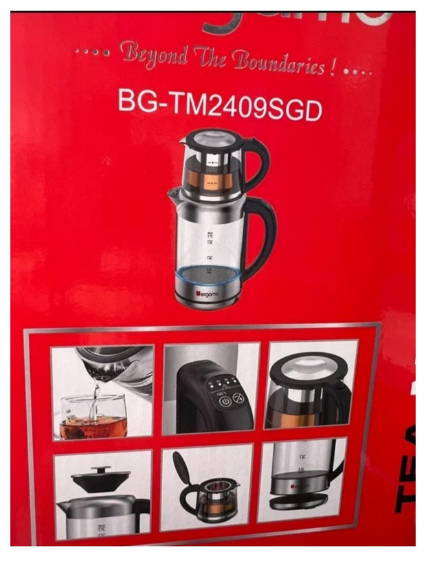 چای ساز سرهمی برگامو ترک BG_TT2409SGD