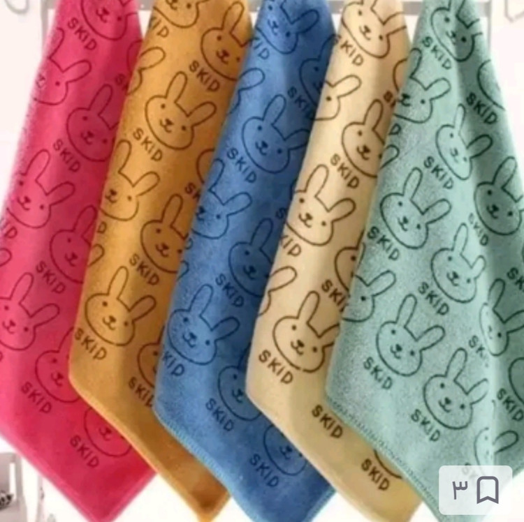 دستمال سه عددی نظافت نانو آشپزخانه ۴۰&۴۰