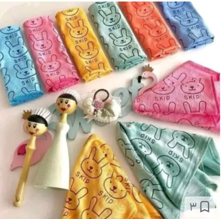 دستمال سه عددی نظافت نانو آشپزخانه ۴۰&۴۰