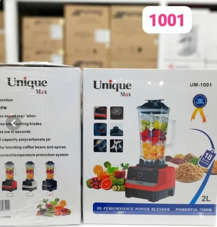 مخلوط کن یونیک UM1001 ظرفیت 2لیتر تک کاره
