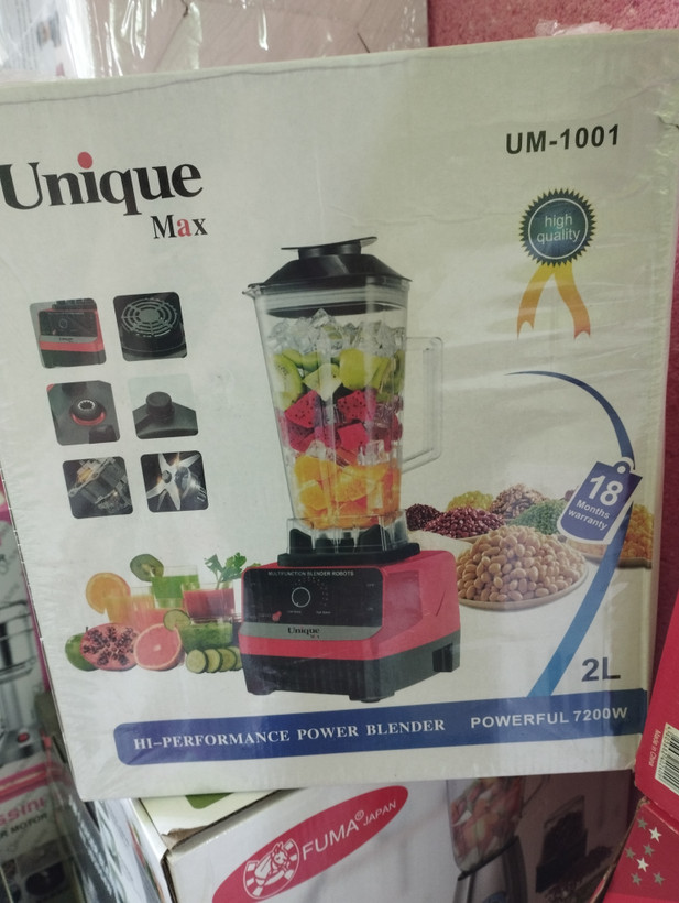 مخلوط کن یونیک UM1001 ظرفیت 2لیتر تک کاره