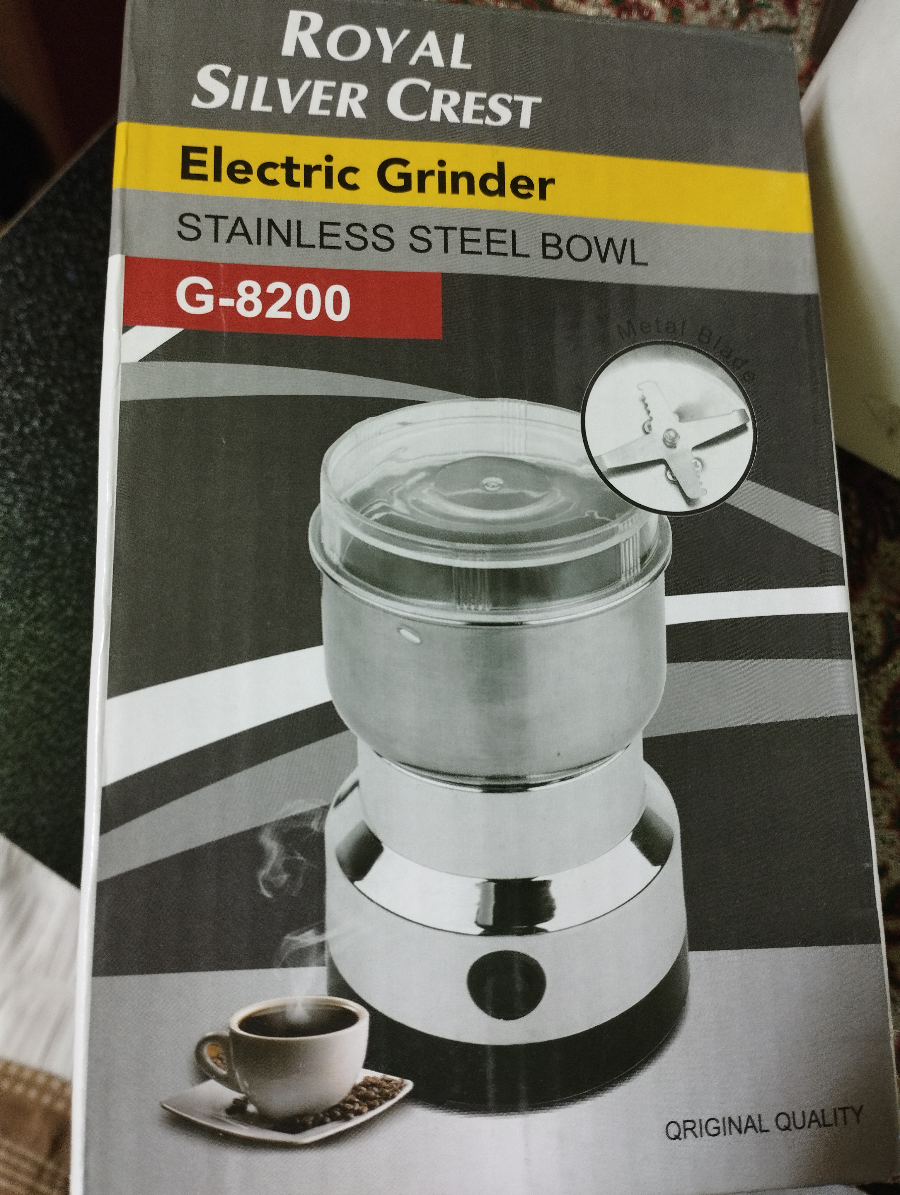 آسیاب برقی سیلور کرست G_8200